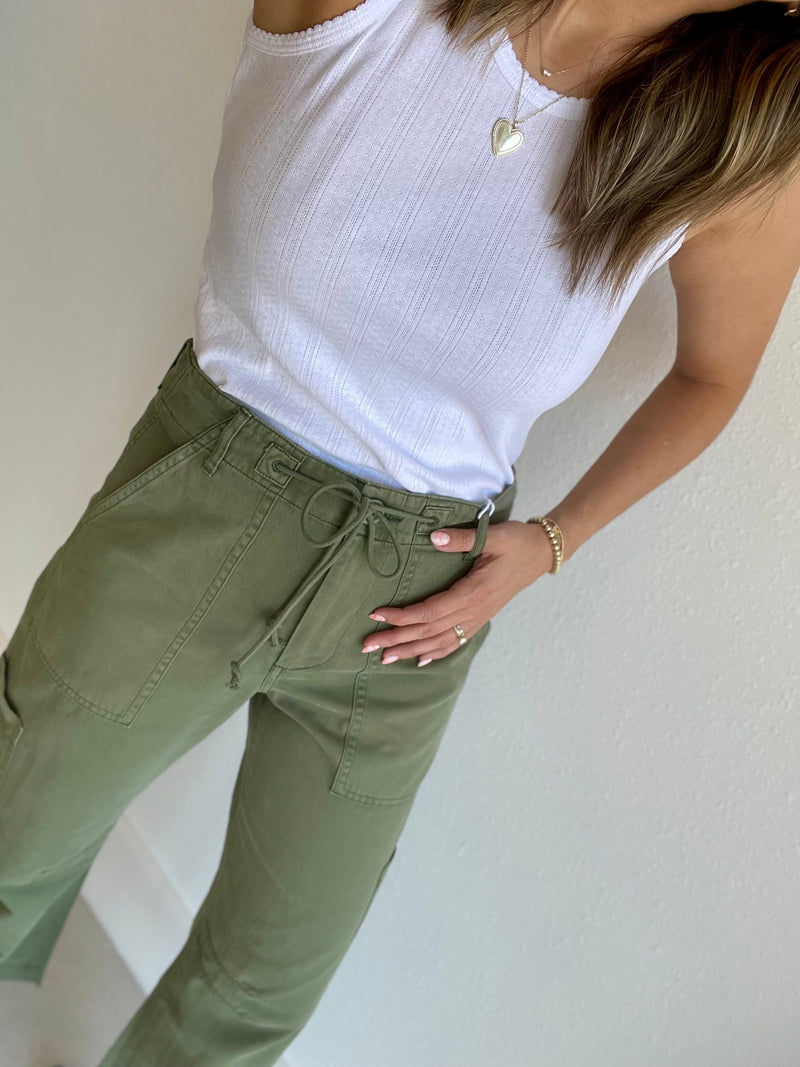 Sabrina Curved Utility Pants