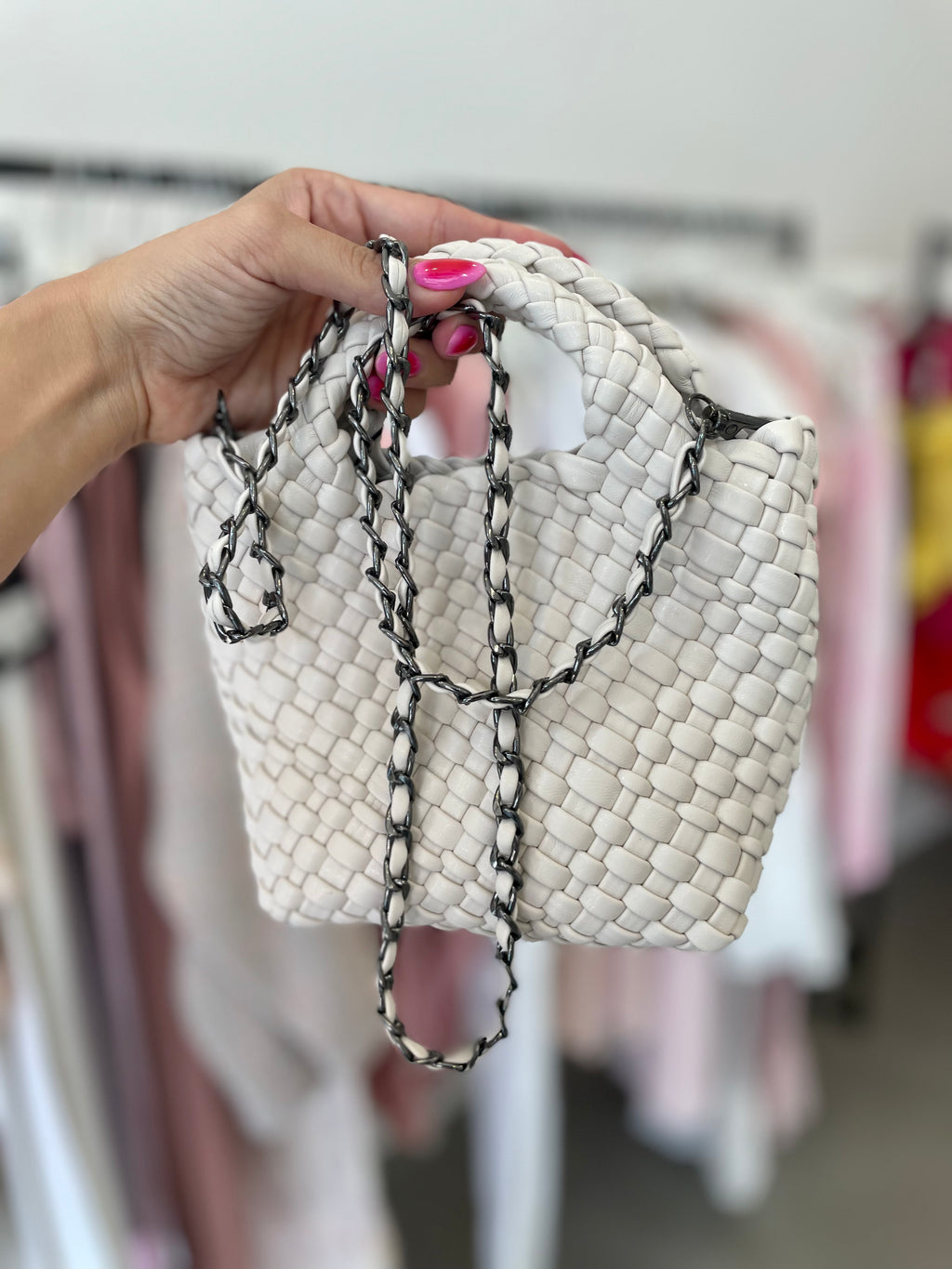 Mini Braided Handbag