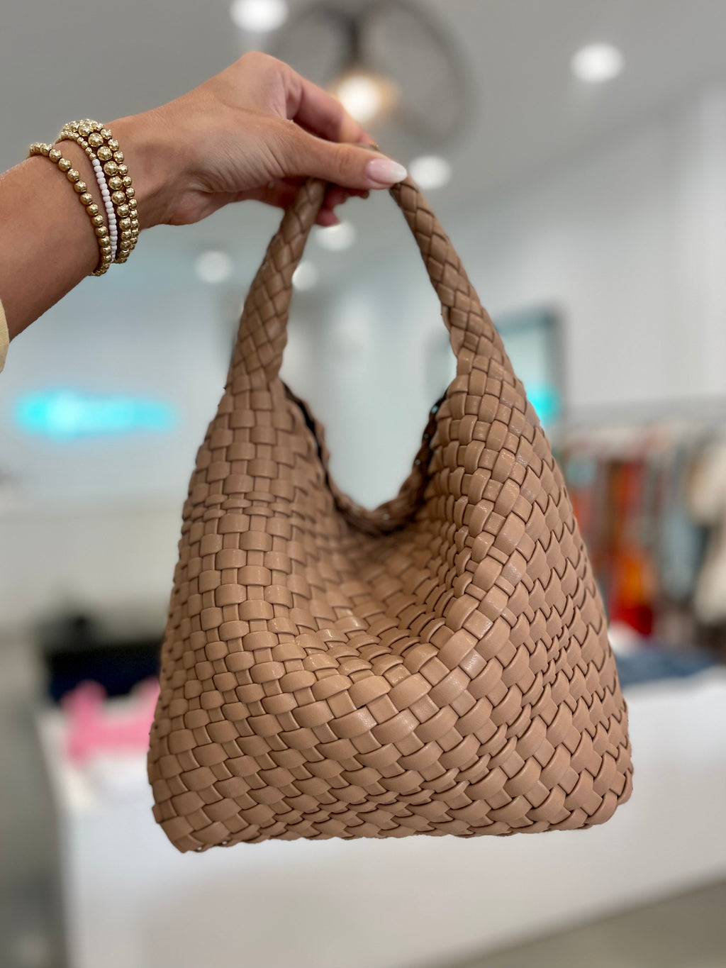 Woven Hobo Bag